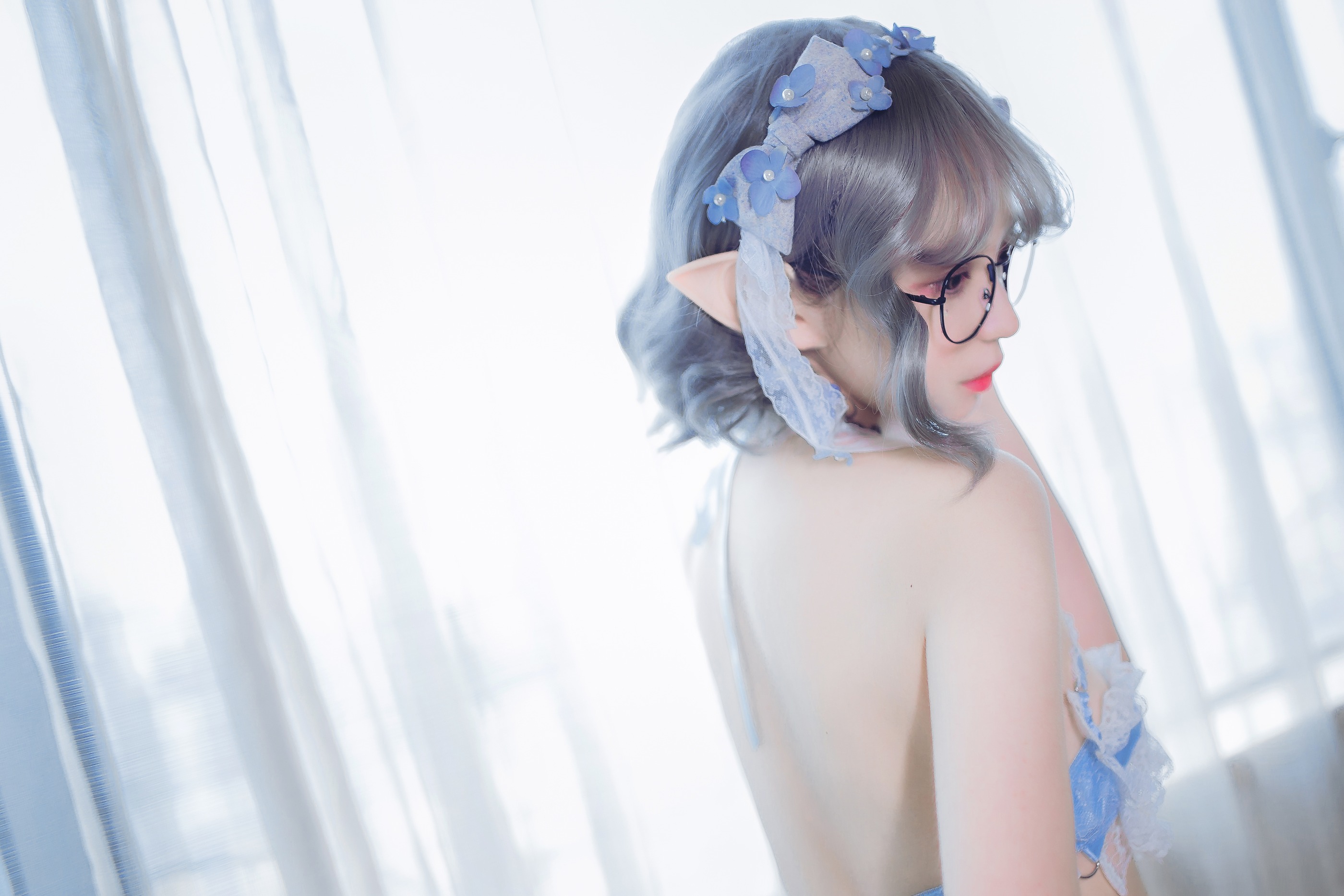 图片[1]-疯猫ss – NO.029 蓝色精灵 [30P]-XikXak